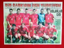 Türkiye Futbol Milli Takımı - 2002 - Star Gazetesi Posteri