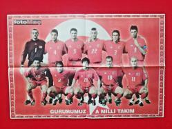 Türkiye Futbol Milli Takımı - 2002 - Fotomaç Gazete Posteri