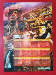 Galatasaray Resmi Dergisi - Poster - 2003 Takvimi