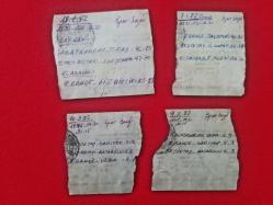 Maç Biletleri - 1980'li Yıllar - 4 Adet - Galatasaray, Fenerbahçe, Beşiktaş, Efes Pilsen, Eczacıbaşı, Karşıyaka, Vefa, Sarıyer, ... - Basketbol