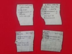 Maç Biletleri - 1980'li Yıllar - 4 Adet - Galatasaray, Beşiktaş, Efes Pilsen, Eczacıbaşı, ... - Basketbol