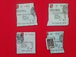 Maç Biletleri - 1980'li Yıllar - 4 Adet - Galatasaray, ...