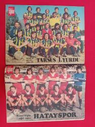 Hayat Spor Dergisi - Sayı: 6 - 5 Şubat 1975 - Kapak: Doğan Atılgan / Posterler: Gaziantepspor, Orduspor, Hatayspor, Tarsus İdmanyurdu (Ciltten çıkma)