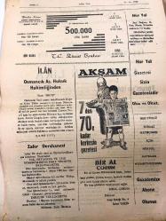 ÇORUM  HÜR YOL GAZETESİ YEREL TAŞRA BASINI   -  11 HAZİRAN 1959- YIL :5 SAYI :1009- Çorum -Samsun Arasında Muazzam Yol İnşaatı Hızla Devam Ediyor  Bu Yol İçin Karayolları  Tarafından  Sarf edilen  Para Miktarı  42 Milyon Lira-  Forum 'un İddiası -  İlan Osmancık As Hukuk Hakimliğinden -
