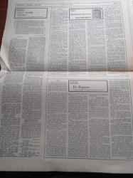 Yeni Ortam Gazetesi - 12 Ocak 1973 - Tektaş Ağaoğlu - Emil Galip Sandalcı - Rıza Güven - Mustafa Ekmekçi - Kemal Bisalman - Hasan İzzettin Dinamo - Et Raporu - Şair Hasan Hüseyin Korkmazgil'in Kızılırmak Kitabının Üçüncü Basımı - Toplantı Ve Gösteri Yürüyüşü Kanun Tasarısı Reddedildi - Bülent Ecevit Demokrasi Sadece Seçimden İbaret Değildir - Gecekondu Sayısı 700 Bine Yükseldi