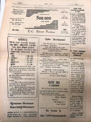 ÇORUM  HÜR YOL GAZETESİ YEREL TAŞRA BASINI   -  9 HAZİRAN 1959 YIL :5 SAYI :1007- Emlak Kredi Bankası  Yapacağı  İş Hanı 76 Bürolu  Olacak -  Öğretmen Okulunun Hazırladığı  Müsamere -