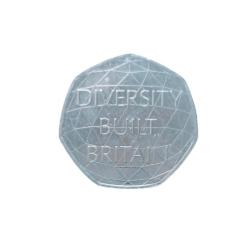 İngiltere 50 Pence 2020  British Diversity  Hatıra Para