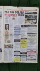 Hürriyet İ K Gazete 4 Eylül 2016 Akademisyen Aranıyor,250 Bin Dolara McDonald's,Seyfettin Sağlam,Ahmet Musul,Akın Akçalı,Murat Mücahit Yentür,İdeal Maaş En Az 4 Bin TL Olmalı,Senaryolu İşe Alım,Ayça Akkaya Gür