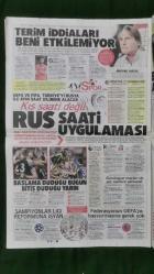 Hürriyet Gazete 9 Eylül 2016 Memlekete Saat Ayarı,Binbaşı Esra Özatay,Şükran Ovalı,Meral Akşener,Recep Tayyip Erdoğan,Süleyman Soylu,Binali Yıldırım,Org.Yaşar Güler,Rita Ora,Dani Mathers,Jan Olde Riekerink,Hello Kity - Fenerbahçe Anlaşması,Emmanuel Emenike,Aziz Yıldırım,Yaz Yıldırım,Tolga Ciğerci,Ersun Yanal,Caner Erkin,Gökhan Gönül,Emre Mor,Serena Williams,Hakan Fidan,Selçuk Bayraktar,Tuvana Türkay,Ata Demirer,Nazan Öncel,Ece Erken,Burcu Esmersoy,Özcan Deniz,Nurgül Yeşilçay,Derya Şensoy,Mahsun Kırmızıgül,Hadise,Gipsy Casual,Koray Avcı,Gökhan Türkmen,Bülent Ersoy,Pantane Altın Kelebek Neslihan Atagül,Kipa Market Reklamı