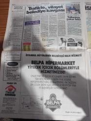 İstanbul Bayram Gazetesi - 25 Haziran 1991 - Son on yılın en başarılı takımı Beşiktaş haberi-Veselinoviç Fenerbahçe 103 Gol Atamaz - 11. Akdeniz Oyunları - Mustafa Denizli - Coşkun Sabah- İzzet Altınmeşe - Yüksel Uzel - Ayşegül Aldinç - Başbakan Mesut Yılmaz Yıldırım Akbulut İle Kucaklaştı - Erken Seçim Havası - Ankara'da İl Kuyruğu - Kıbrıs Gerilimi - Devlet Bakanı Ve Hükümet Sözcüsü İmren Aykut - Nazlı Ilıcak - Melih Cevdet Anday - Nail Güreli