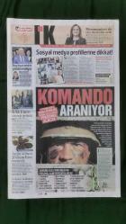 Hürriyet İ K Gazete 11 Eylül 2016 Komando Aranıyor,Sosyal Medya Profillerine Dikkat !,Bedrettin Dalan,Sani Şener,Elif Ergu,Aylin Toper,Kadın Girişimcilere Finansman Desteği,Atilla Keskin,Zekeriya Bilici,Burak Akın,Seçil Kurdoğlu,D-Smart Reklamı