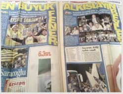 FENERBAHÇE ŞAMPİYON 27 MAYIS 2001 FANATİK GAZETESI KADIKÖY'ÜN FERRARİ'Sİ NADİR 24 YILLIK ŞAMPİYONLUK GAZETE