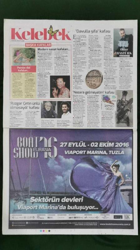 Hürriyet Kelebek Gazete 18 Eylül 2016 Ayça Bingöl Bülent İnal  