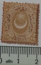 1868 AYYILDIZLI (DULOZ) TAKSE PULLARI III.TİP ÇERÇEVE VE SÜRŞARJLI KAHVERENGİ İSFİLA NOSU 61 OLAN ŞARNİYERLİ PULDUR 2024 ŞARNİYERLİ KATALOK DEĞERİ;2.000.00TL DDD2R1A ÇOK NADİR