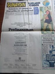 Günaydın Gazetesi 5 Eylül 1982- Kaçaklar Galatasaray'la Pazarlık Yapıyor - Beşiktaş'ta Koltuk Kavgası - Süleyman Seba - Mustafa Topaloğlu - Ermeni Teröristlerce Öldürülen Askeri Ataşemiz Albay Atilla Altıkat - Farah Pehlevi De Yunanlı Bir Armatöre Gitti - Bugün Sokağa Çıkmanın Cezası 6 Ay Hapis