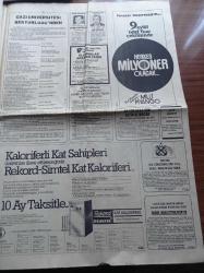 Günaydın Gazetesi 5 Eylül 1982- Kaçaklar Galatasaray'la Pazarlık Yapıyor - Beşiktaş'ta Koltuk Kavgası - Süleyman Seba - Mustafa Topaloğlu - Ermeni Teröristlerce Öldürülen Askeri Ataşemiz Albay Atilla Altıkat - Farah Pehlevi De Yunanlı Bir Armatöre Gitti - Bugün Sokağa Çıkmanın Cezası 6 Ay Hapis