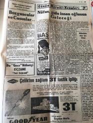 DÜZCE  DÜZCE POSTASI  GAZETESİ   İNSAN HAKLARI DAVAMIZDIR  YEREL  TAŞRA BASINI -   6 Haziran 1966 YIL :16 SAYI :3226- Seçimleri Adalet Partisi Ezici Çoğunlukta Kazandı - Cedidiye Mahallesi  Muhtarlığını  A. P  lilerce  tutulan  Yunus Yeşildağ  Kazandı - Gümüşpala  Unutulmaz - Adalet  Partisi Bu Sabah Ki Neticelere  Göre 1, 700,000 Rey Aldı -  Teknik  aletlerde harita yapmanın  karayollarındaki büyük faydaları -  Hatıralar Yaşadıkça  Çeviren  : Müneyre Gültekin  Yazan : F. Yerby -  -Savcı  kardeş katilini  idamlık Meryem 'in beraatini   istedi - Bozguncular  ve Casusular -  Nüfus   gıda insan oğlunun  geleceği -