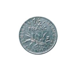 Fransa 1/2 Frank 1983