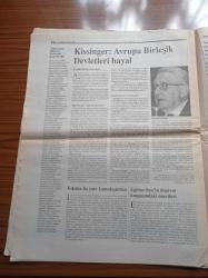 Aydınlık Gazetesi - 20 Ağustos 2000 - Kurucusu Şefik Hüsnü - Doğu Perinçek - Henry Kissinger Avrupa Birleşik Devletleri Hayal - Hükümet Yeni Sevr'i İmzaladı - Milli Güvenlik Kurulu Raporu Devlet İçinde 200 Bin Tarikatçı Memur - Haftanın Konuğu Aykut Kocaman - Misyoner Kampına Girdik Depremzedeye Hristiyanlık Propagandası