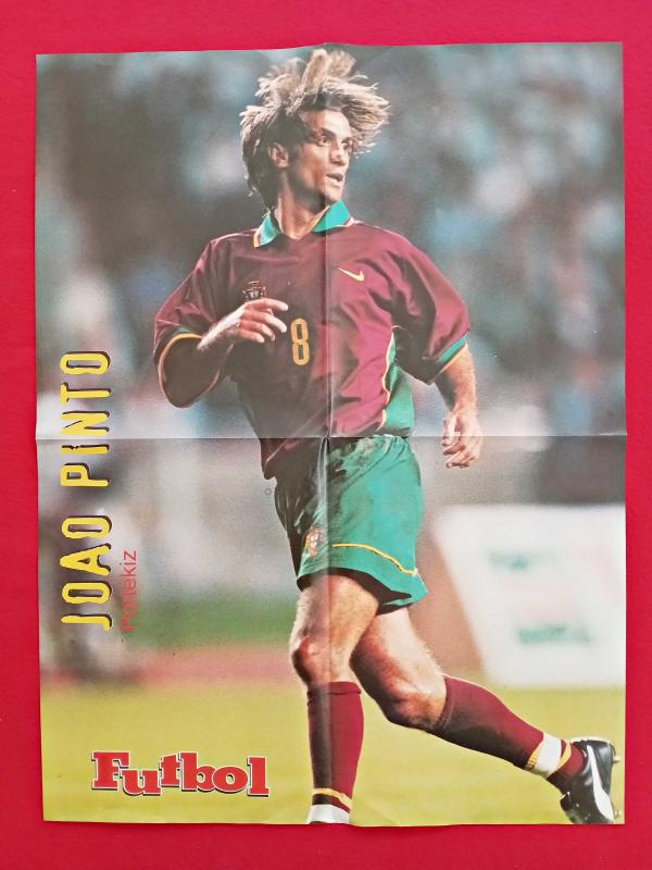 Süper Futbol Dergisi Futbol Poster: Antalyaspor 1997/1998 / Joao