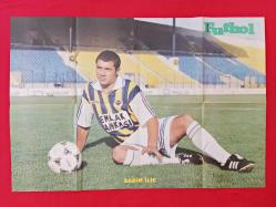 Süper Futbol Dergisi Futbolcu Poster: Tugay Kerimoğlu Galatasaray, Sabin İlie Fenerbahçe