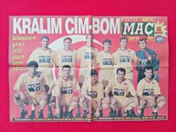 Fotomaç Gazetesi Poster: Galatasaray Futbol Takımı, 1993/1994 Kadrosu