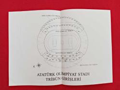 Atatürk Olimpiyat Stadı Şeması - 2002