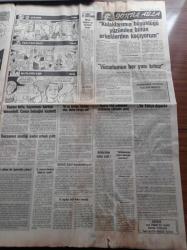 Sabah Gazetesi - 28 Mart 1986 - Semra Özal Türk Kalp Vakfı Üyesi Oldu - Simoviç Derwall Büyük Hoca Ama İviç Olsa Daha İyiydi - Boksör Eyüp Can Altın Madalya Kazandı - Simtel Milli Takım'a 9 Tekvandocu Verdi - Türkiye Vücut Geliştirme Şampiyonluğunu Tülay Bappert Kazandı - Kocasının Sevdiği Kadın Erkek Çıktı - Turgut Özal'ın 600 Milyonluk Arabasına Küfreden Genç Hapse atıldı