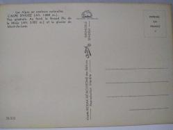 ŞEHİR KARTPOSTALI- ALP DAĞLARINDAN KARLAR ALTINDA YERLEŞİM YERİ GÖRÜNTÜSÜ,ARKASINA YAZILMAMIŞ, RENKLİ, 11 X 15 CM EBADINDA-1950'LER, 1960'LAR, 1970'LER, 1980'LER