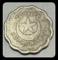 1942 - 1 KURUŞ (TCM942) ÇÇT+ “PAPATYA”