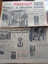 Hürriyet Gazetesi - 12 Ekim 1960 - Yassıada Fotoğrafları - Hasan Polatkan'a Ait Yolsuzluklar Açıklandı - Devlet Bakanı Celal Yardımcı - Tarihi Duruşmanın Bütün Hazırlıkları Tamamlandı - Adnan Menderes - Mudanya Mütarekesinin 38. Yıldönümü - Fatin Rüştü Zorlu - Spor Toto