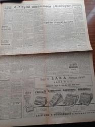 Hürriyet Gazetesi - 25 Ekim 1960 - Yassıada Duruşmasında Altıncı Gün - 6 7 Eylül Muamması Çözülüyor - Köpek Davası - Celâl Bayar - Adnan Menderes - Divan Başkanı Salim Başol - İsmet İnönü Cumhuriyet Senatosu Tabii Üyesi - Hasan Polatkan - Cemal Gürsel Nifakçılara Dikkat Ediniz - Kur'anın Tercümesi
