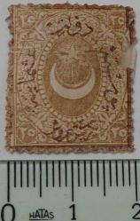 1868 AYYILDIZLI (DULOZ) TAKSE PULLARI III.TİP ÇERÇEVE VE SÜRŞARJLI KAHVERENGİ İSFİLA NOSU 61 OLAN YIKANMIŞ PULDUR 2024 KATALOK DEĞERİ;2.000.00TL TT2AA1 ÇOK NADİR