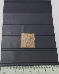 1868 AYYILDIZLI (DULOZ) TAKSE PULLARI III.TİP ÇERÇEVE VE SÜRŞARJLI KAHVERENGİ İSFİLA NOSU 61 OLAN YIKANMIŞ PULDUR 2024 KATALOK DEĞERİ;2.000.00TL TT2AA1 ÇOK NADİR