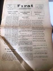 ADIYAMAN FIRAT GAZETESİ GAYEMİZ DEMOKRASİYE  HİZMETTİR  YEREL TAŞRA BASINI -   26 MART 1960  YIL :6 SAYI :1282- Ergenlik ve bundan doğan cinayetler yazan :Saadettin Yalçın -- İslam Adaletinden  Sayfalar   Gazneli  Mahmut -  Edebi  Ramazan Sohbetleri - İlan  Adıyaman Asliye Hukuk Hakimliğinden -