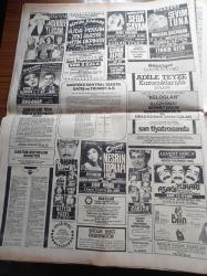 Hürriyet Gazetesi - 3 Kasım 1982 - Fransızlar Yaşar Kemal'i Övüyor - Mehmet Ali Ağca Annesiyle Görüşebilir - Dev Sol Liderleri Sinan Kukul Bedri Yağan - Tarık Akan - Fatma Girik G Şampiyon Boksörler Bir Yıl Özel Beslenecek - Çelik Bilek Saim Gündüz - Kenan Evren Kapalıçarşı'da - İki Türk Mafya Babasının Kızını Kaçırmaya Kalktı