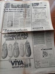 Hürriyet Gazetesi - 3 Kasım 1982 - Fransızlar Yaşar Kemal'i Övüyor - Mehmet Ali Ağca Annesiyle Görüşebilir - Dev Sol Liderleri Sinan Kukul Bedri Yağan - Tarık Akan - Fatma Girik G Şampiyon Boksörler Bir Yıl Özel Beslenecek - Çelik Bilek Saim Gündüz - Kenan Evren Kapalıçarşı'da - İki Türk Mafya Babasının Kızını Kaçırmaya Kalktı