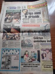 Hürriyet Gazetesi - 3 Kasım 1982 - Fransızlar Yaşar Kemal'i Övüyor - Mehmet Ali Ağca Annesiyle Görüşebilir - Dev Sol Liderleri Sinan Kukul Bedri Yağan - Tarık Akan - Fatma Girik G Şampiyon Boksörler Bir Yıl Özel Beslenecek - Çelik Bilek Saim Gündüz - Kenan Evren Kapalıçarşı'da - İki Türk Mafya Babasının Kızını Kaçırmaya Kalktı