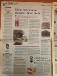 Milliyet Kariyerim Gazetesi , 100'de 100 Yönetici , Girişimciler Emlağa Koşuyor , Ey Patronlar! Sizde Atlatik'i Geçebilirsiniz , Favori 'Altın Akademisi' Kuruyor , Kurumlar Sezgiyle Yönetilemeyecek , Robert S. Kaplan , İş Dünyasının Jonglörleri: Çift Şapkalı Yöneticiler
