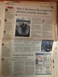 Milliyet Kariyerim Gazetesi , 100'de 100 Yönetici , Girişimciler Emlağa Koşuyor , Ey Patronlar! Sizde Atlatik'i Geçebilirsiniz , Favori 'Altın Akademisi' Kuruyor , Kurumlar Sezgiyle Yönetilemeyecek , Robert S. Kaplan , İş Dünyasının Jonglörleri: Çift Şapkalı Yöneticiler