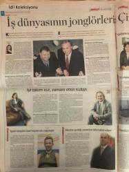 Milliyet Kariyerim Gazetesi , 100'de 100 Yönetici , Girişimciler Emlağa Koşuyor , Ey Patronlar! Sizde Atlatik'i Geçebilirsiniz , Favori 'Altın Akademisi' Kuruyor , Kurumlar Sezgiyle Yönetilemeyecek , Robert S. Kaplan , İş Dünyasının Jonglörleri: Çift Şapkalı Yöneticiler