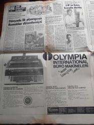 Hürriyet Gazetesi - 16 Aralık 1982 - Arif Sağ - Hülya Koçyiğit - Müjde Ar - Perran Kutman - Müjdat Gezen - Fenerbahçe Stankoviç'in Gözüne Vurdu -  Ünlü Jokey Mümin Çılgın - Kenan Evren Bugün Şanghay'a Geçecek - Çetin Emeç Pekin'den Yazıyor - Eski Bulgar Ajanı Alman Tv'sine Konuştu Papa Suikastını Moskova Planladı - Bulgar Ajanı Antonov - Başbakan Bülent Ulusu