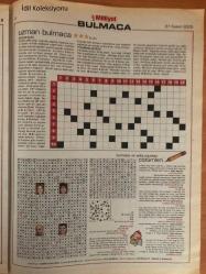 Milliyet Bulmaca Gazetesi , 27 Kasım 2005 , Şebnem Ferah , Büyük Çengel Bulmaca , Zeka Oyunları , Sözcük Yerleştirmece , Mozaik , Şifreli Bulmaca , Uzman Bulmaca , Güncel Bulmaca , Kolay Bulmaca , Sözcük Avı , Petek Bulmaca