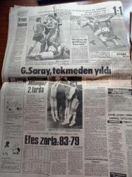 Hürriyet Gazetesi - 9 Aralık 1984 - Yılın Olay Filmi Kadın Bir Defa Sever - Ahu Tuğba - Emel Sayın'a Şeyh Kısmeti - Kaptan Cousteau Gökova'yı Öldürmeyin - Süha Kutlu - Türk İş Güçlü Azınlık Korunuyor - Yurtlar YÖK'e Devredilecek - - Sümerbank - Galatasaray Tekmeden Yıldı -  Mustafa Denizli - Efes Pilsen