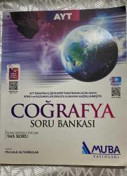 AYT COĞRAFYA SORU BANKASI MUBA YAYINLARI (AÇIKLAMAYA BAKINIZ)