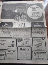 Hürriyet Gazetesi - 31 Ekim 1979  Jane Fonda'nın Gözü Açıldı - Eti Bisküvi Reklamı - Gripin Reklamı - Erzurum Barcıları Nefes Kesiyor - Avustralya Hükümetine Karşı Tek Başlarına Savaş İlan Eden İki Türk'ün Hayatı Filme Alınıyor - Ünlü Müzisyen Wagner - Türk Hava Kurumu - Türkiye İmar Bankası - Türk Pirelli - Kale Kilit - Nüzhet Kulaksızoğlu - Evyap Kuruluşları - Uğurlu Mağazası