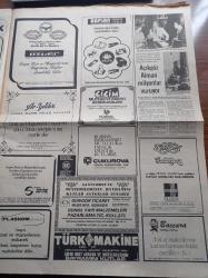 Hürriyet Gazetesi - 31 Ekim 1979  Jane Fonda'nın Gözü Açıldı - Eti Bisküvi Reklamı - Gripin Reklamı - Erzurum Barcıları Nefes Kesiyor - Avustralya Hükümetine Karşı Tek Başlarına Savaş İlan Eden İki Türk'ün Hayatı Filme Alınıyor - Ünlü Müzisyen Wagner - Türk Hava Kurumu - Türkiye İmar Bankası - Türk Pirelli - Kale Kilit - Nüzhet Kulaksızoğlu - Evyap Kuruluşları - Uğurlu Mağazası