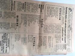 ZONGULDAK ŞİRİN EREĞLİ GAZETESİ  YEREL TAŞRA BASINI -  12 Ağustos 1961 Üç Köyün İlk Okulunu Vilayet Tamir Edecek  - Dava  Büyük Adım Küçük - İlçemiz Emniyet Teşkilatı  Nihayet  Takviye Edilmeye  Başlandı  - Gazeteci Telcioğlunun  Bir Ayağı  Kesildi - Belediye Şehir Suyunu Takviye  İçin Yeni  Kaynaklar Arıyor -- Yassıada Kararları 25 Ağustos ta -  Büyük  Lokma - Esnafın Sınıflandırılması - Sinema  İdaresi  - Denizcilere  İlan  - Göztepenin  Transferi  - Hikaye Konya nın Tozu Sillenin Kızı - Sanat da dahi  ırk  tefriki  yapmak isteyen   yobazlar var -  Sevgilim : Nezihe Çoker - Aşığa :  Ergün Sözeri -   Picasso  'nun  Yeni  500 Tablosu -  Tarihsel  : G. Saraçoğlu - SEVDA : İhsan Akçiçek -