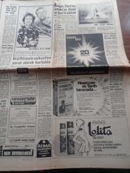 Milliyet Gazetesi - 27 Kasım 1972 - Dünya Liderleri Ve Ortaları - Fenerbahçe Altınordu'yu Kolay Yendi - Küçükçekmece Bakırköy Maçında 4 Futbolcu Hastanelik Oldu - Didi Türk Vatandaşı - Yüksek Planlama Kurulu 1973 Yılı Programını Görüşmeye Başladı - Burhan Felek - Bülent Ecevit Seçilme Şansımız Olmasa Da Seçim İstiyoruz - Ziya Müezzinoğlu - Demokratik Partisi Genel Başkanı Ferruh Bozbeyli - Turhan Feyzioğlu