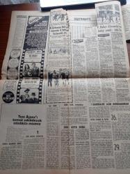 Milliyet Gazetesi - 27 Kasım 1972 - Dünya Liderleri Ve Ortaları - Fenerbahçe Altınordu'yu Kolay Yendi - Küçükçekmece Bakırköy Maçında 4 Futbolcu Hastanelik Oldu - Didi Türk Vatandaşı - Yüksek Planlama Kurulu 1973 Yılı Programını Görüşmeye Başladı - Burhan Felek - Bülent Ecevit Seçilme Şansımız Olmasa Da Seçim İstiyoruz - Ziya Müezzinoğlu - Demokratik Partisi Genel Başkanı Ferruh Bozbeyli - Turhan Feyzioğlu